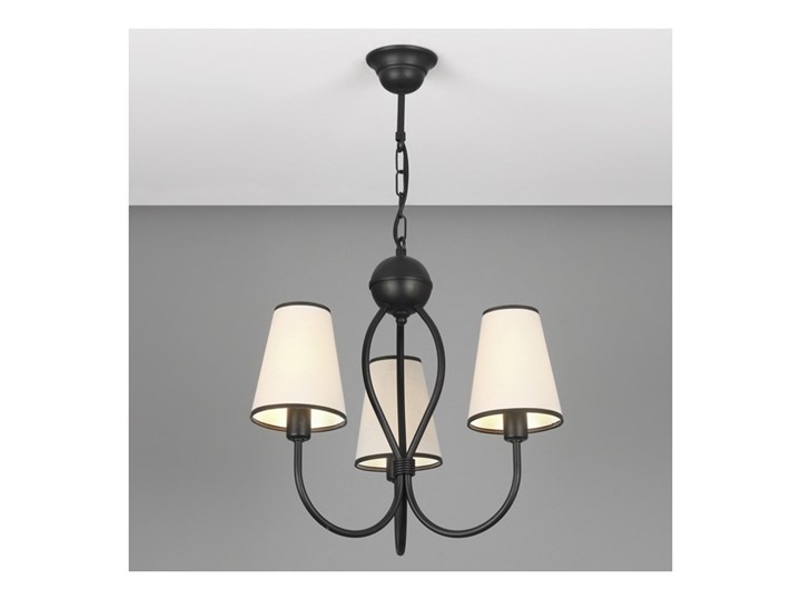 Żyrandol na łańcuchu HYACINTH 3xE14/40W/230V Tkanina Metal Ilość źródeł światła 3 źródła Kategoria Lampy wiszące