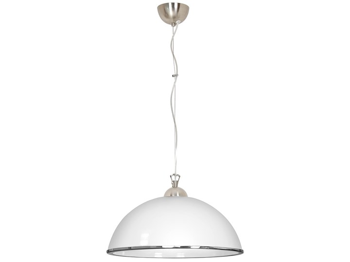 Żyrandol na lince KUCHNIA 1xE27/60W/230V Lampa z kloszem Metal Tworzywo sztuczne Kolor Biały