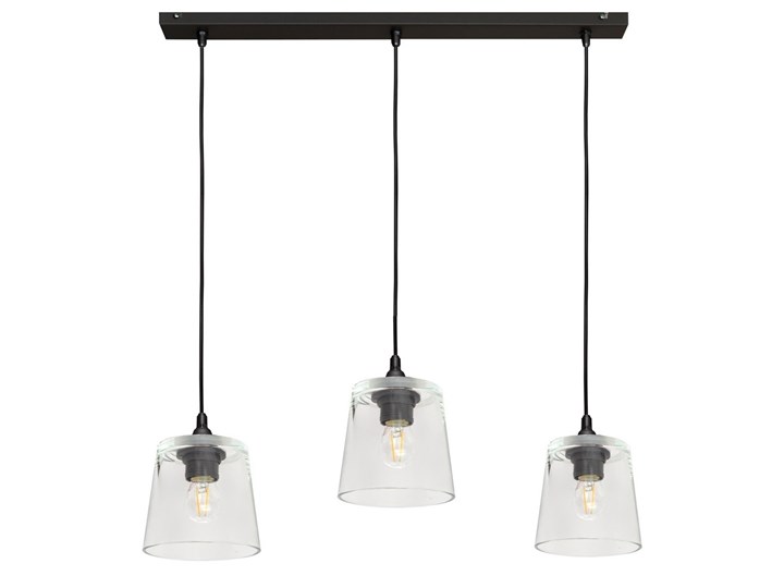 Żyrandol na lince LUCEA 3xE27/60W/230V Kategoria Lampy wiszące Szkło Tworzywo sztuczne Ilość źródeł światła 3 źródła