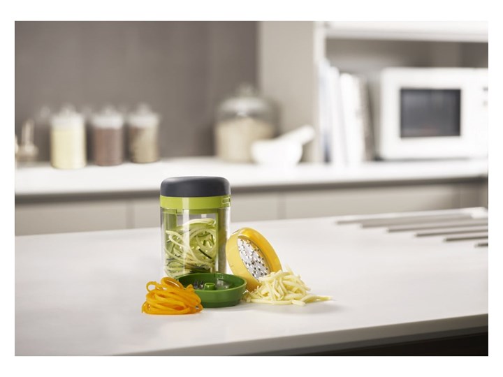 Spiralizer do warzyw Joseph Joseph Spiro Tworzywo sztuczne Zestaw do przypraw Stal nierdzewna Kolor Zielony