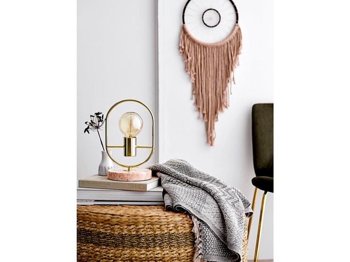Szary pled Bloomingville Throw, 130x160 cm Bawełna Akryl Poliester Kategoria Narzuty