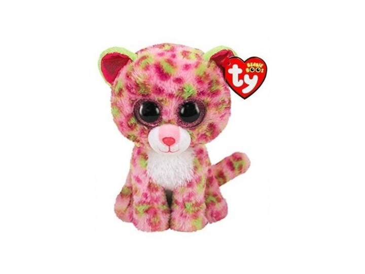Maskotka TY INC Beanie Boos Lainey - Różowy leopard 15 cm
