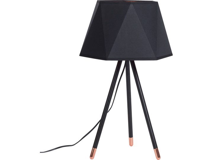 Lampa komodowa Este Lampa z abażurem Kategoria Lampy stołowe Kolor Czarny