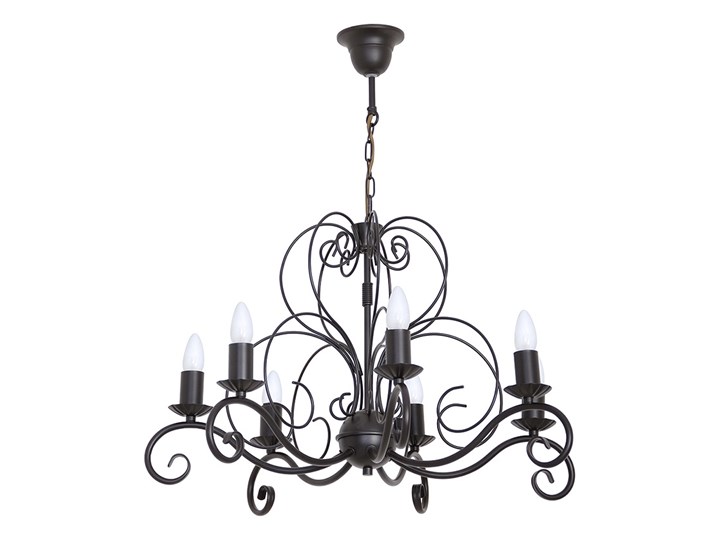 Lampa wisząca MAURO 7xE14/60W/230V Żyrandol Metal Styl Vintage