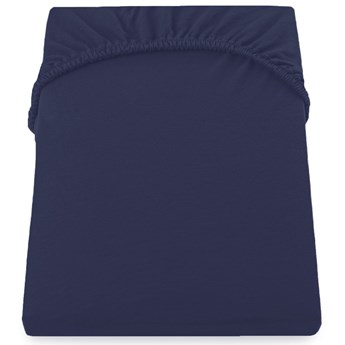 DecoKing – Prześcieradło Jersey Ciemnoniebieski AMBER-180x200 cm