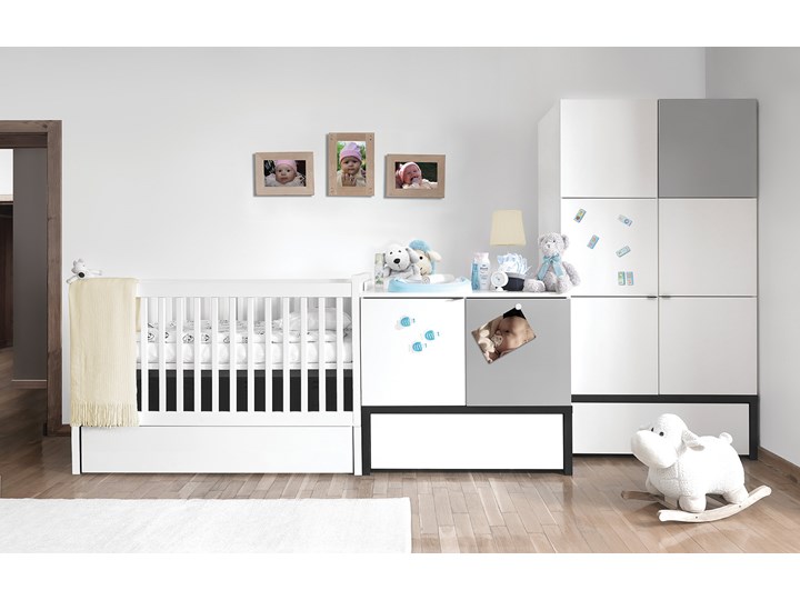 Łóżeczko 70x140 Płyta MDF Łóżeczka drewniane Rozmiar materaca 70x140 cm