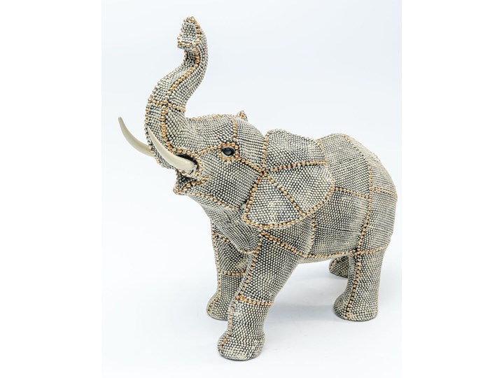 Figurka dekoracyjna Walking Elephant Pearls 29x27 cm kolorowa Zwierzęta Tworzywo sztuczne Kategoria Figury i rzeźby