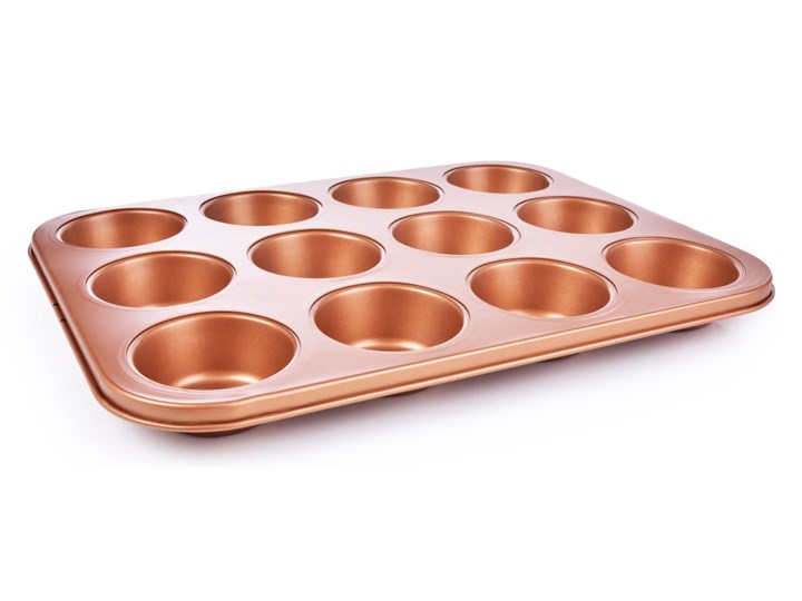 35 cm FORMA DO MUFFINEK 12 szt., BIOPAN® GOLD Do pizzy Stal Kategoria Formy i foremki