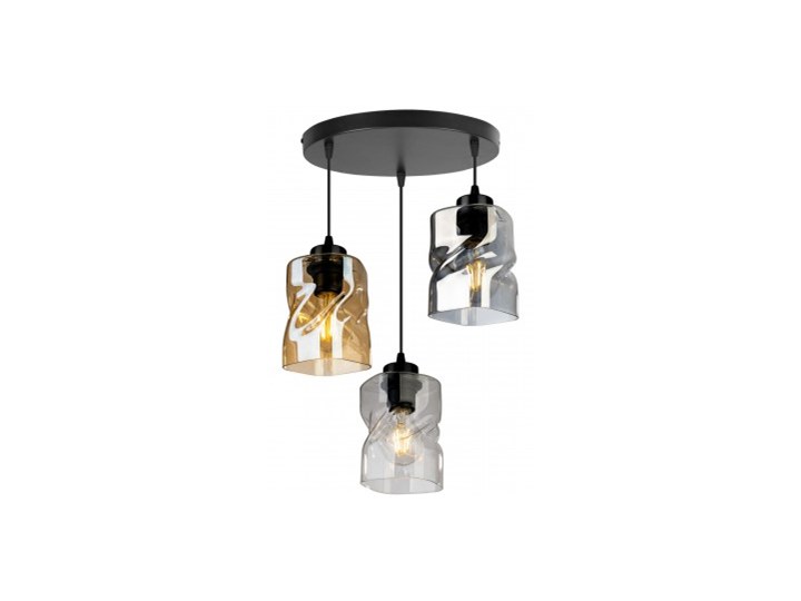 Nowoczesna Lampa Wisząca LED ze Szklanymi Kloszami Metal Lampa z kloszem Szkło Funkcje Brak dodatkowych funkcji
