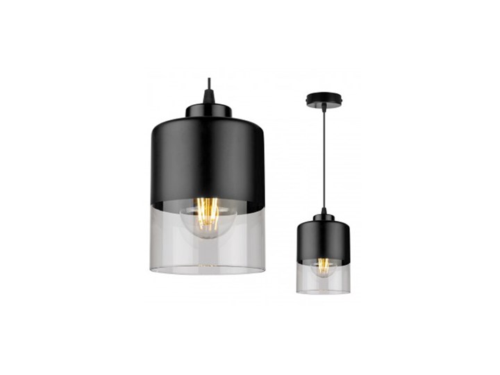 Lampa Wisząca Pojedyncza Nowoczesna z Regulacją Ilość źródeł światła 1 źródło Szkło Lampa LED Metal Lampa z kloszem Kategoria Lampy wiszące