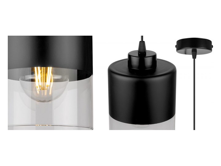 Lampa Wisząca Pojedyncza Nowoczesna z Regulacją Styl Nowoczesny Lampa LED Szkło Lampa z kloszem Metal Kategoria Lampy wiszące