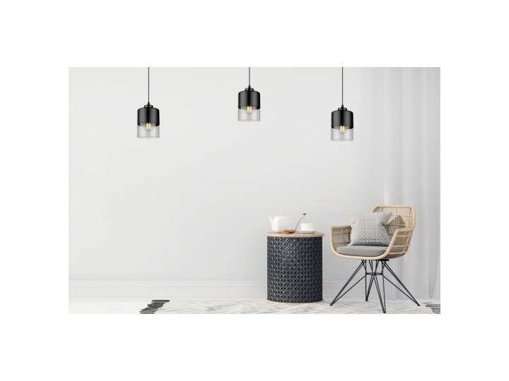 Lampa Wisząca Pojedyncza Nowoczesna z Regulacją Metal Szkło Lampa z kloszem Kolor Szary Lampa LED Styl Nowoczesny