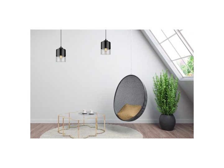 Lampa Wisząca Pojedyncza Nowoczesna z Regulacją Lampa z kloszem Szkło Ilość źródeł światła 1 źródło Lampa LED Metal Styl Nowoczesny