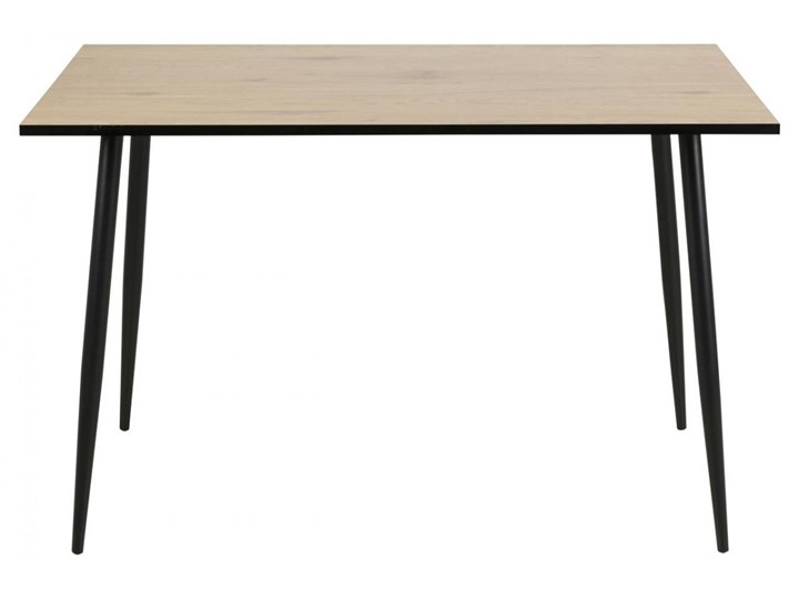 Stół Eusebio 120x80 cm jasnobrązowy Kategoria Stoły kuchenne Metal Drewno Płyta laminowana Kolor Beżowy