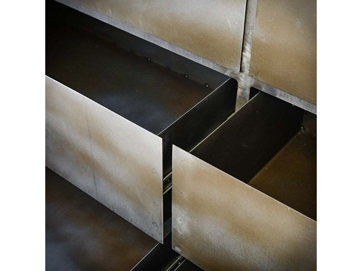 Komoda industrialna loft FACTORY SOSNA 2 Głębokość 50 cm Drewno Z szufladami Pomieszczenie Sypialnia