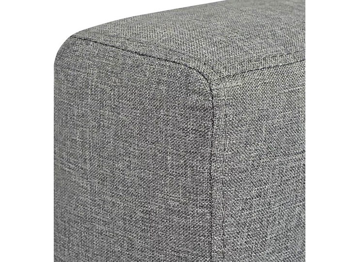 Dwuosobowa jasnoszara sofa loftowa - Sigala 2Q Styl Industrialny Głębokość 73 cm Kolor Szary