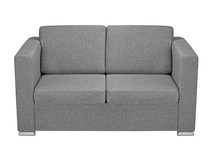Dwuosobowa jasnoszara sofa loftowa - Sigala 2Q Głębokość 73 cm Styl Industrialny Typ Gładkie