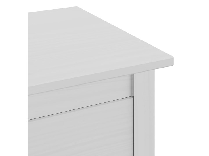 vidaXL Komoda Hill Range, biała, 79x40x80 cm, lita sosna Głębokość 40 cm Szerokość 105 cm Kolor Biały Drewno Styl Nowoczesny