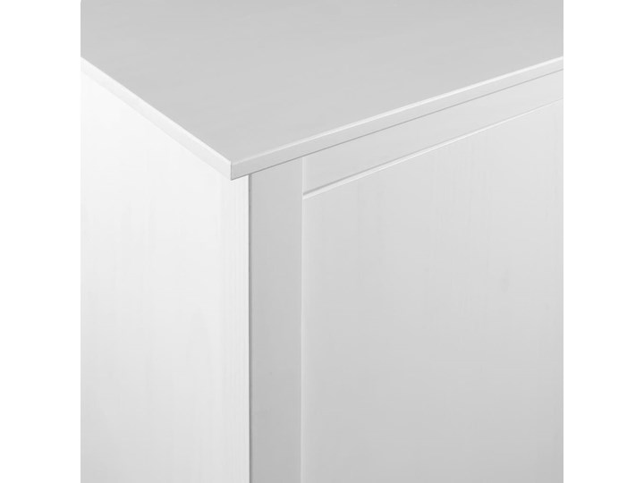 vidaXL Szafa 3-drzwiowa Hill Range, biała, 127x50x170 cm, lita sosna Drewno Szerokość 127 cm Kolor Biały Głębokość 50 cm Kategoria Szafy do garderoby