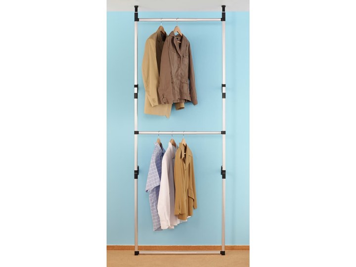 vidaXL System teleskopowych drążków do garderoby, aluminiowy Pomieszczenie Garderoba Pomieszczenie Sypialnia