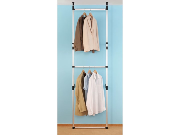 vidaXL System teleskopowych drążków do garderoby, aluminiowy Pomieszczenie Sypialnia Pomieszczenie Garderoba