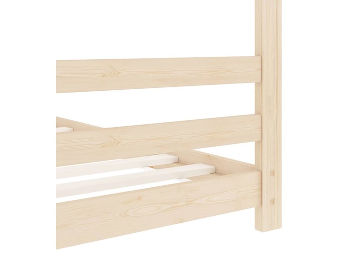 vidaXL Rama łóżka dziecięcego, lite drewno sosnowe, 80 x 160 cm Domki Płyta MDF Rozmiar materaca 80x160 cm