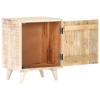vidaXL Rzeźbiona szafka nocna, 40 x 30 x 50 cm, lite drewno akacjowe