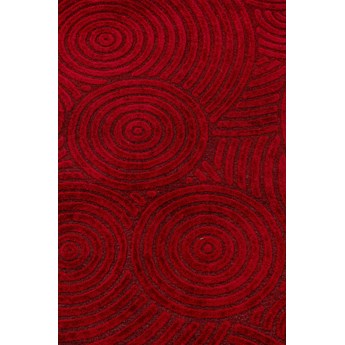 Dywan bawełniany czerwony 170x240 cm