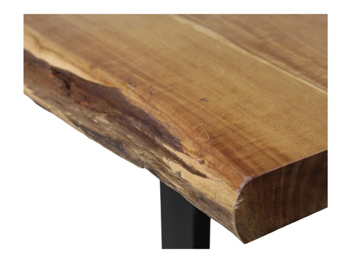 Stół z blatem z drewna akacjowego HMS collection SoHo, 280x100 cm Kształt blatu Prostokątny Drewno Długość 280 cm Styl Industrialny