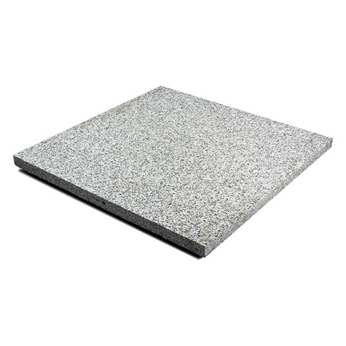 Płyta granitowa tarasowa płomieniowana szara G703 New Bianco Cristal (60x60x3)