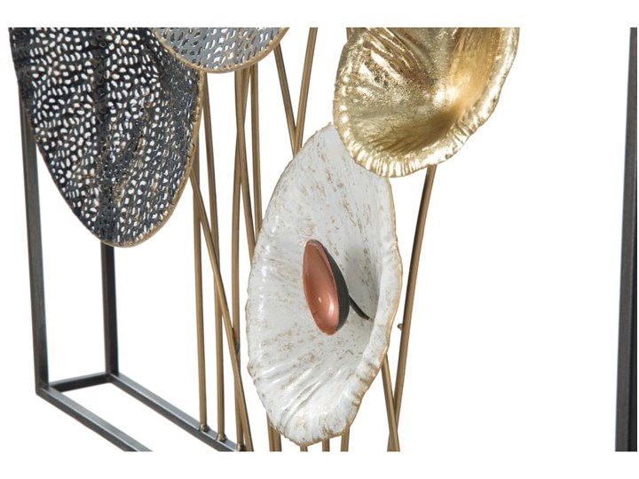 Metalowa dekoracja ścienna Mauro Ferretti Grid, 50x90,5 cm Styl Glamour
