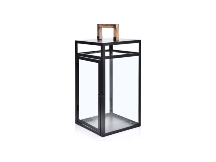MODERN SCANDI LATARNIA METALOWA 19,5X19,5X45 CM CZARNA