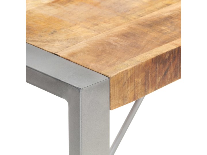 vidaXL Stół jadalniany, 220x100x75 cm, surowe, lite drewno mango Stal Kategoria Stoły kuchenne Średnica