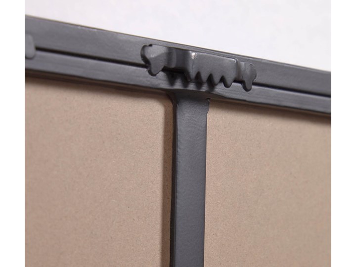Lustro z wieszakami metalowe czarne 63x82 cm Płyta MDF Płyta meblowa Wieszak na ubrania Żelazo Kolor Czarny Typ Wieszaki