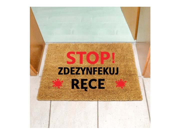 Koronawirus-wycieraczka kokosowa zdezynfekuj ręce Włókno kokosowe Kategoria Wycieraczki