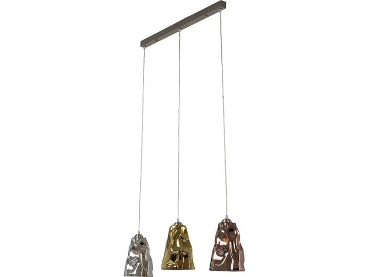 Lampa wisząca Crumble Tricolore 99x150 cm Metal Kategoria Lampy wiszące Szkło Stal Kolor Wielokolorowy