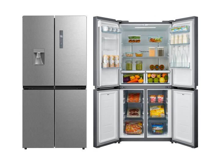 MIDEA HQ-627RWENWD NoFrost Szerokość 83,3 cm Dwudrzwiowe Kategoria Lodówki Wysokość 177 cm Szerokość 80 cm Wysokość 170 cm Kolor Szary
