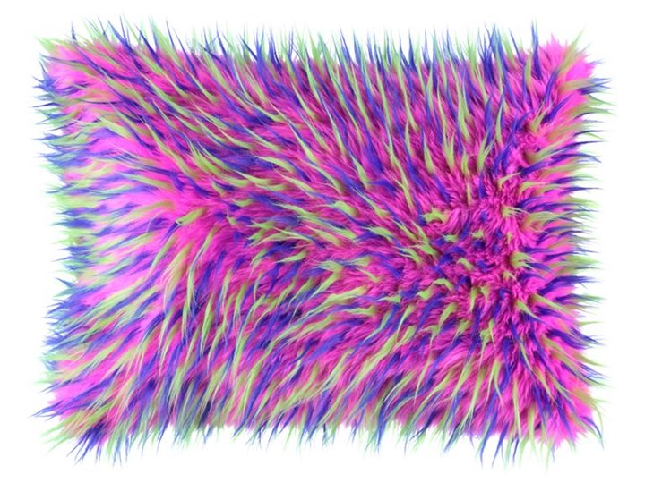 Poduszka dekoracyjna z futra JEŻYK Futro ekologiczne 40x50 cm Poszewka dekoracyjna Prostokątne Pomieszczenie Pokój przedszkolaka