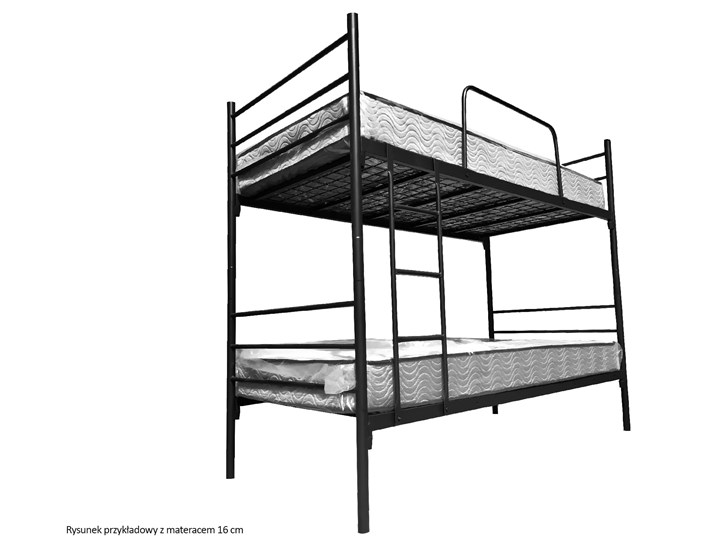 ŁÓŻKO METALOWE PIĘTROWE ROZKŁADANE 80x200 - BOSTON Łóżko piętrowe Rozmiar materaca 80x200 cm