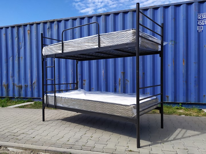 ŁÓŻKO METALOWE PIĘTROWE ROZKŁADANE 80x200 - BOSTON Łóżko piętrowe Rozmiar materaca 80x200 cm Liczba miejsc Dwuosobowe